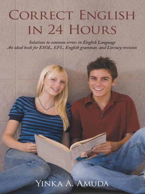 Title details for Correct English in 24 Hours by Yinka A. Amuda - Available